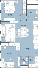 Квартира 72,4 м², 3-комнатная - изображение 1