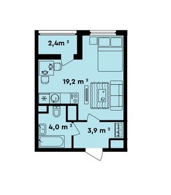 27 м², квартира-студия 7 350 000 ₽ - изображение 77