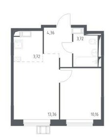 Квартира 35,3 м², 2-комнатная - изображение 1