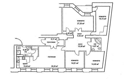 Квартира 150 м², 5-комнатная - изображение 5