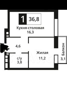 43,7 м², 2-комнатные апартаменты 7 900 000 ₽ - изображение 78