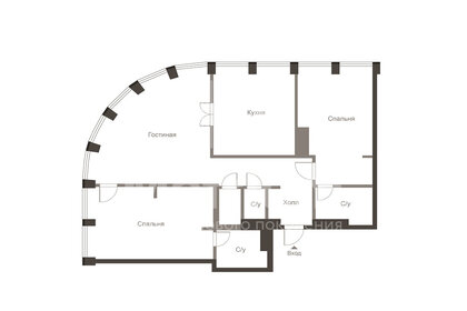Квартира 117,6 м², 3-комнатные - изображение 2