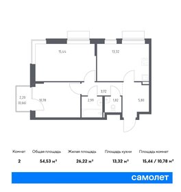 54,6 м², 2-комнатная квартира 13 220 876 ₽ - изображение 13