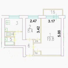 Квартира 44,2 м², 2-комнатная - изображение 1