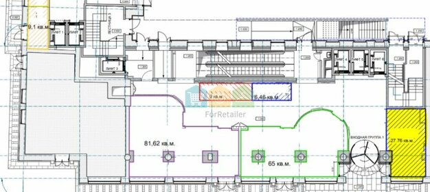 27 м², торговое помещение 699 975 ₽ в месяц - изображение 66