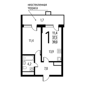 37,9 м², 1-комнатная квартира 11 800 000 ₽ - изображение 10