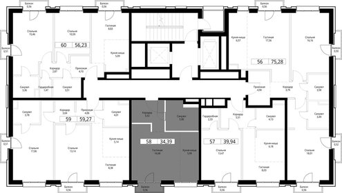 18 м², апартаменты-студия 5 600 000 ₽ - изображение 165