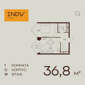 36,1 м², 1-комнатная квартира 20 387 624 ₽ - изображение 72