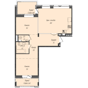 81,9 м², 3-комнатная квартира 32 000 000 ₽ - изображение 75