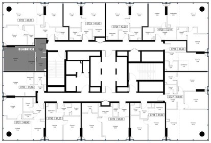 29,4 м², квартира-студия 25 556 144 ₽ - изображение 105