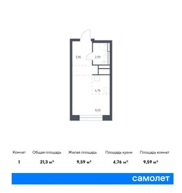 Квартира 21,3 м², студия - изображение 1