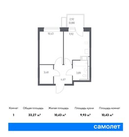30,9 м², 2-комнатная квартира 8 300 000 ₽ - изображение 15