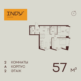 46,8 м², 2-комнатные апартаменты 23 900 000 ₽ - изображение 118