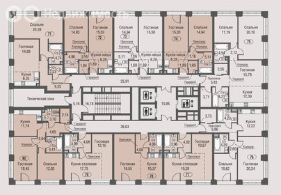 79 м², 2-комнатная квартира 35 990 000 ₽ - изображение 94