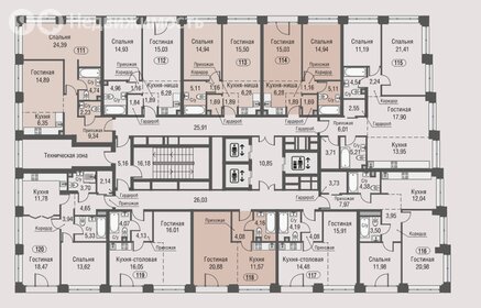 82 м², 2-комнатная квартира 37 000 000 ₽ - изображение 151