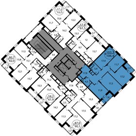 50,9 м², 2-комнатные апартаменты 16 188 738 ₽ - изображение 78