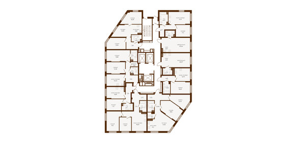 43,5 м², 1-комнатная квартира 3 090 000 ₽ - изображение 116