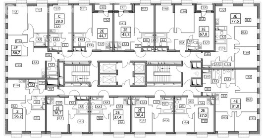 Квартира 56,8 м², 2-комнатная - изображение 1