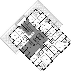 84,5 м², 3-комнатная квартира 30 081 070 ₽ - изображение 56