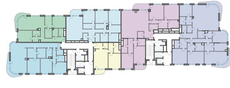 45,6 м², 1-комнатная квартира 94 392 000 ₽ - изображение 22