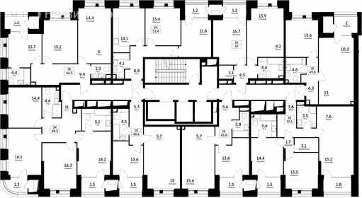 Квартира 66,3 м², 3-комнатная - изображение 2