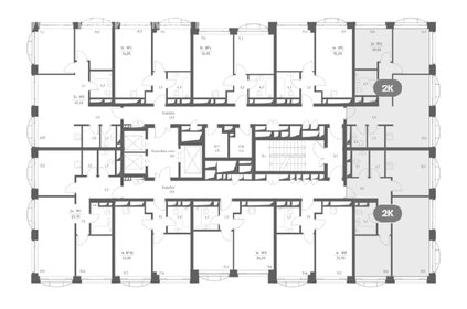 65,3 м², 3-комнатные апартаменты 23 800 000 ₽ - изображение 110