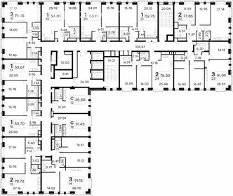 43 м², 1-комнатные апартаменты 27 999 000 ₽ - изображение 8