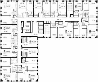 86 м², 4-комнатная квартира 24 800 000 ₽ - изображение 132