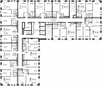 54,3 м², 1-комнатные апартаменты 33 123 000 ₽ - изображение 59