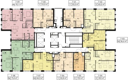 Квартира 63,2 м², 2-комнатная - изображение 2