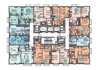 Квартира 37,5 м², 1-комнатная - изображение 3