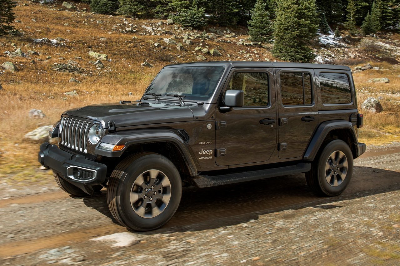 Jeep Wrangler 2017 – н.в., 4 поколение (JL), Внедорожник 5 дв.: технические характеристики и комплектации