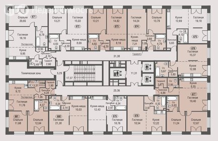 174,8 м², 3-комнатная квартира 82 855 200 ₽ - изображение 23