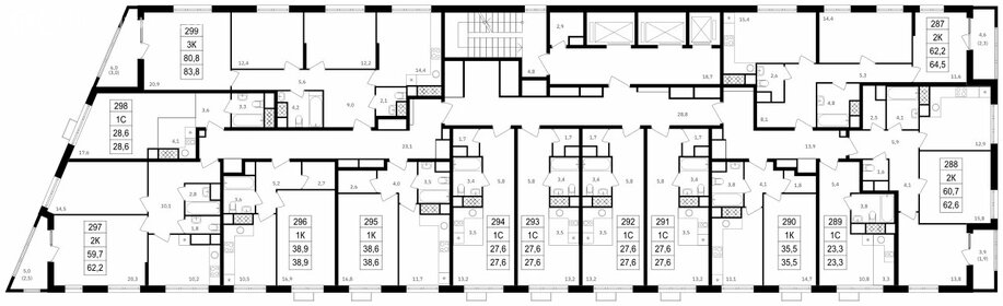 Квартира 30 м², студия - изображение 1