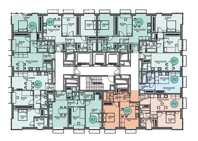 Квартира 55 м², 2-комнатная - изображение 1