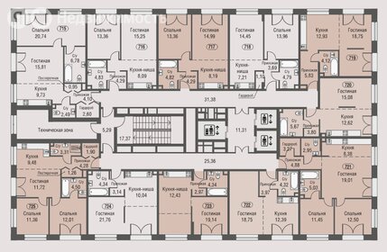 39,1 м², 1-комнатная квартира 18 700 000 ₽ - изображение 95