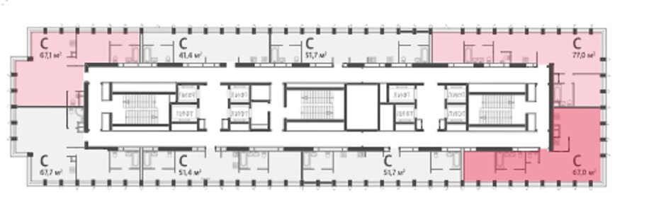 Квартира 51,5 м², студия - изображение 2