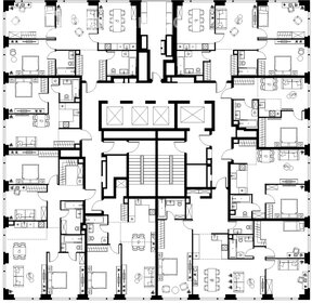 41,5 м², 1-комнатные апартаменты 13 299 000 ₽ - изображение 92