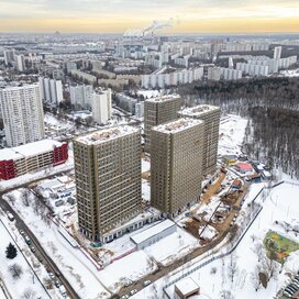 Ход строительства в ЖК Parkside за Январь — Март 2024 года, 1