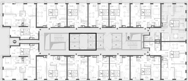 155,4 м², 4-комнатная квартира 43 000 000 ₽ - изображение 111