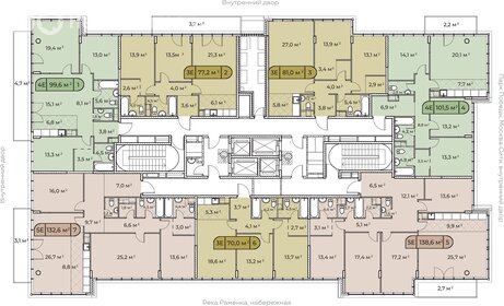 Квартира 100 м², 4-комнатная - изображение 1