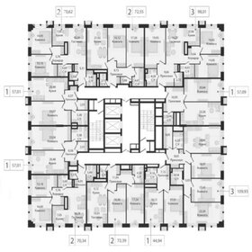 57 м², 2-комнатная квартира 27 000 000 ₽ - изображение 143