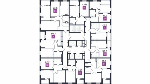 Квартира 93,2 м², 3-комнатная - изображение 2