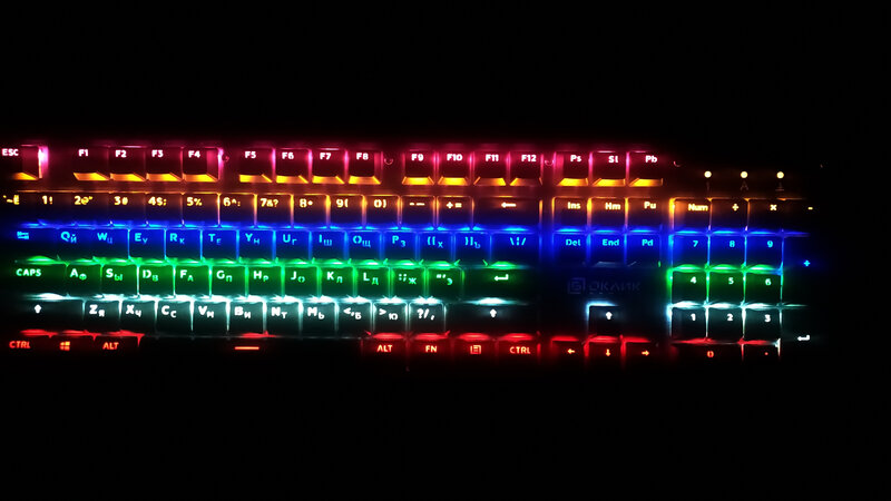 Подсветка и немного о мультимедийных клавишах Оклик - Смотреть онлайн в ...