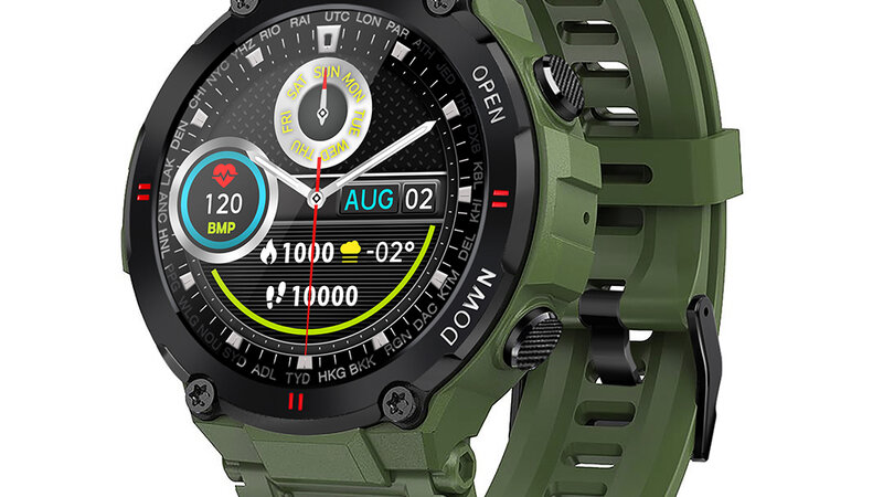 Умные часы Lemfo K22 мужские спортивные фитнес-часы с Bluetooth ...