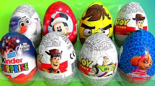 Surprise Eggs 4 Toy Story Kids Toys Kinder Surprise Avengers Assemble Paw Patrol Angry Birds