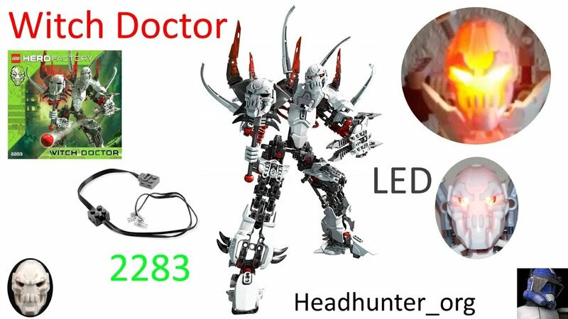Lego Witch Doctor 2283 LED Headhunter org