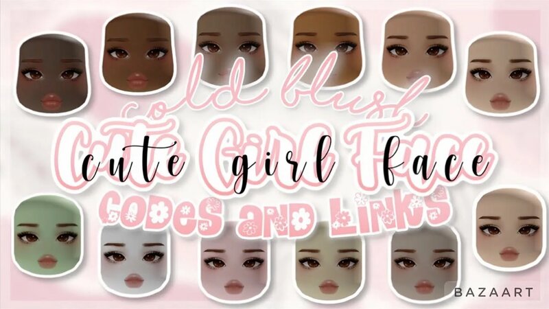 SKIN TONE - BLANK HEAD - 3D FACE CODES for bloxburg & berry avenue