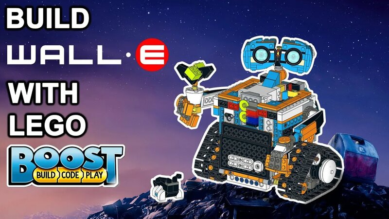 LEGO WALL E built with the Boost Creative Toolbox 17101