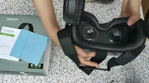 Vr shinecon 10 0 стерео вр видео виар шлем 3d 3 d очки виртуальной ...